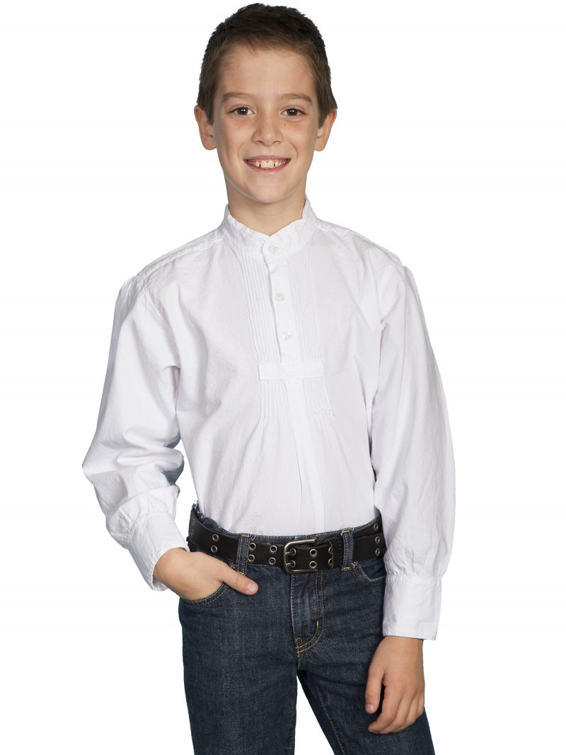 Dětská westernová košile 500020K-WHT-XL