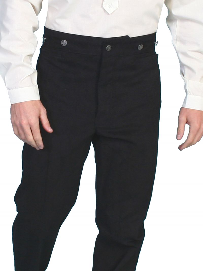 Dobové kalhoty 524002-BLK-26