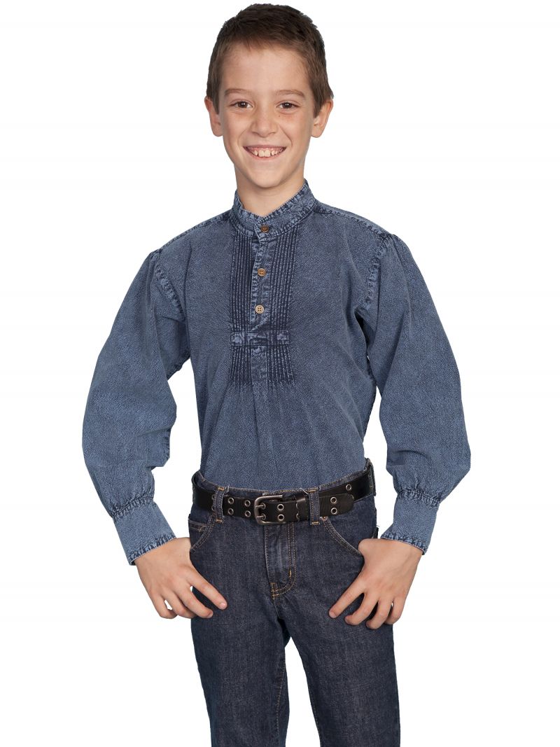 Dětská westernová košile 500020K-DBL-XL