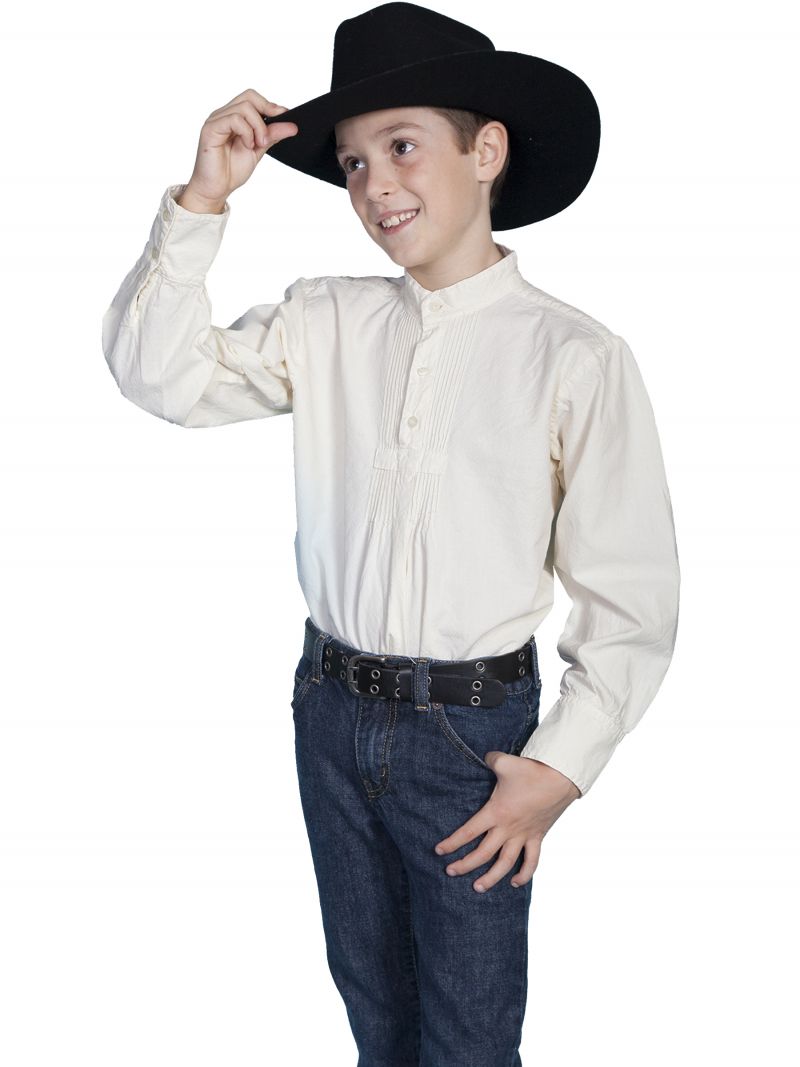 Dětská westernová košile 500020K-NAT-XL