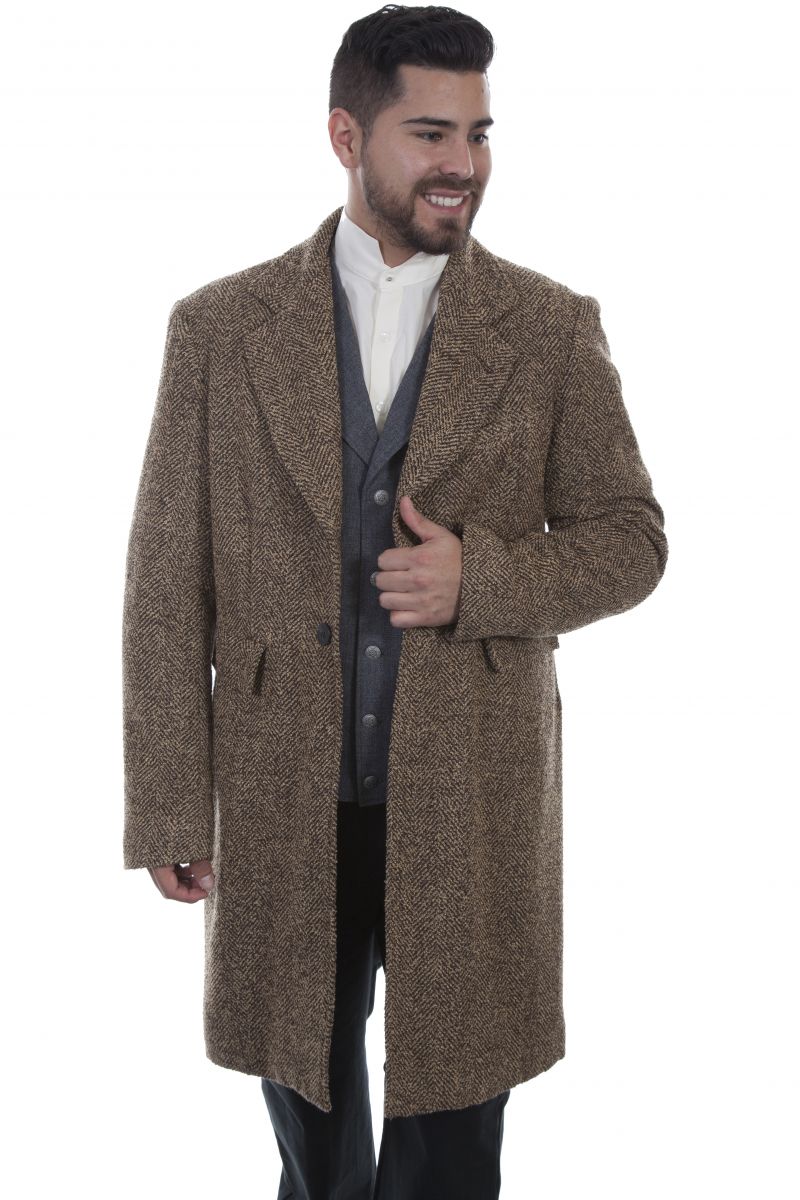 Frakový kabát 521129-BRN-32