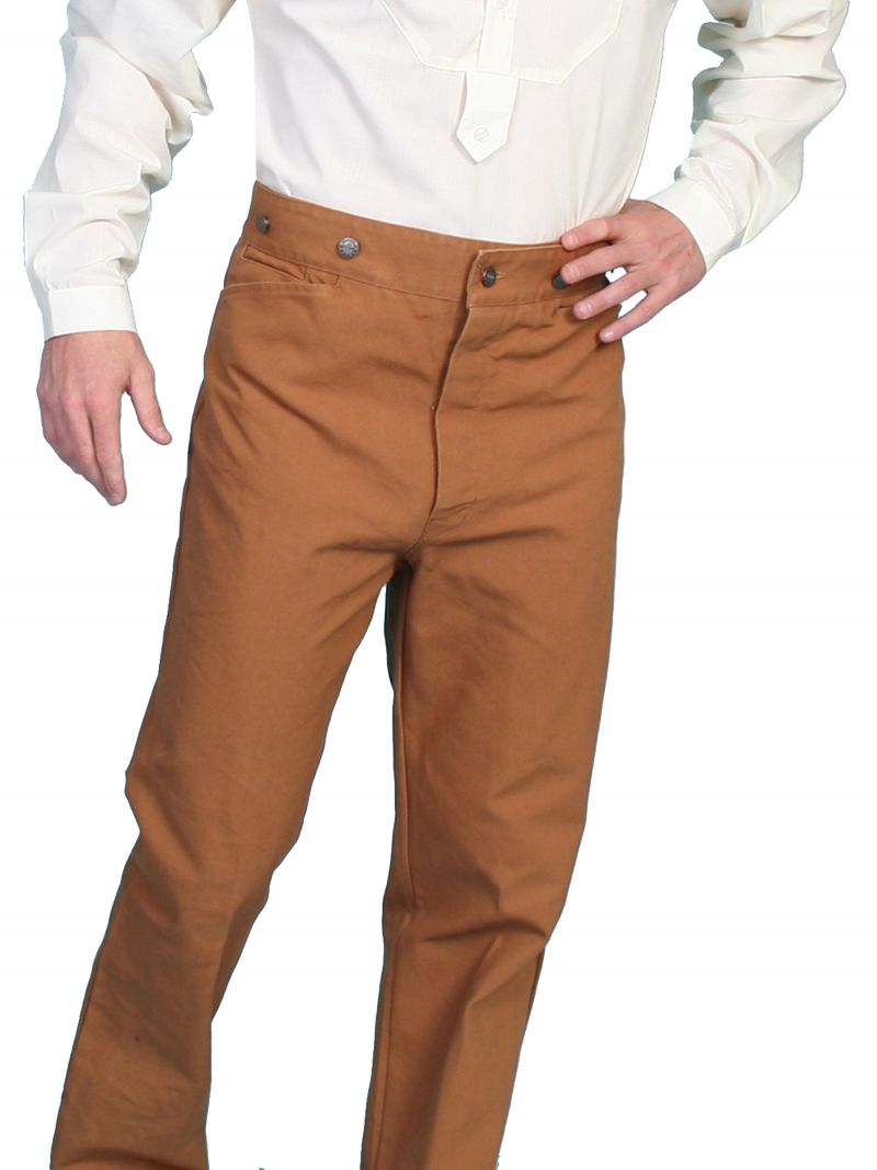 Dobové kalhoty 564552-BRN-26