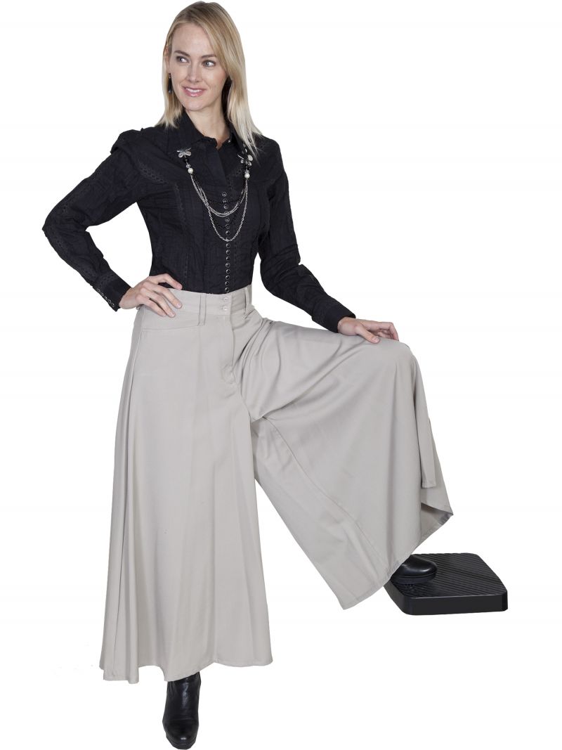 Westernová kalhotová sukně SL267002-KHA-20