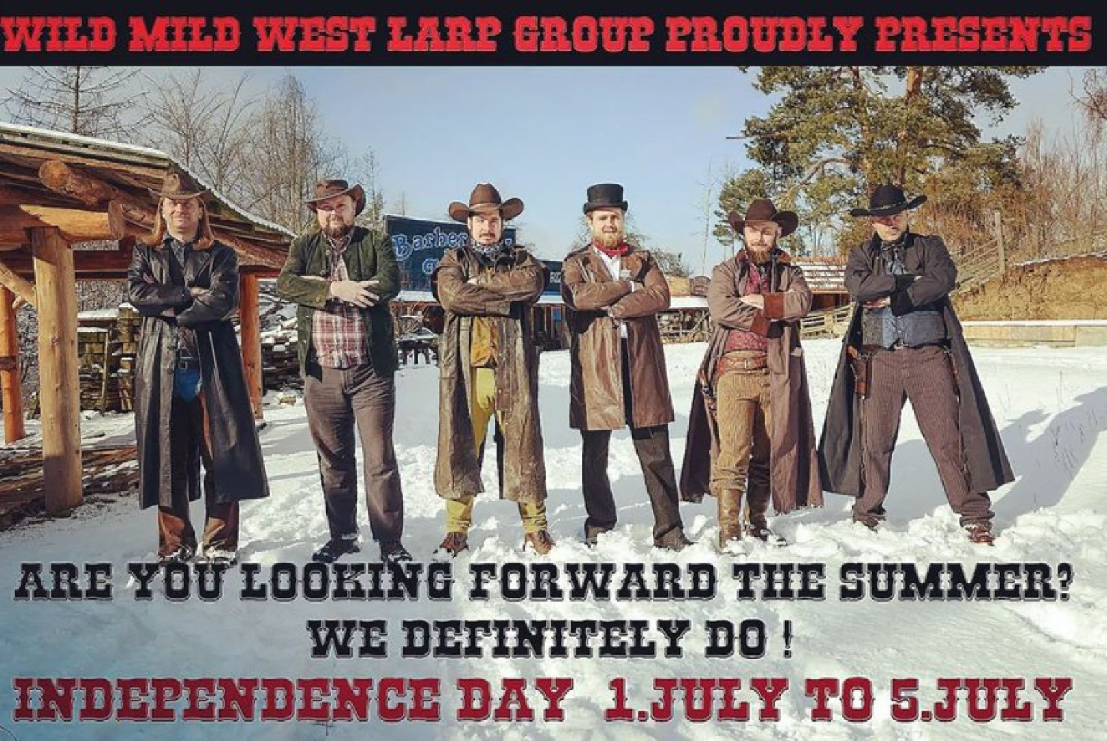 Westernový LARP - přijeďte zažít!