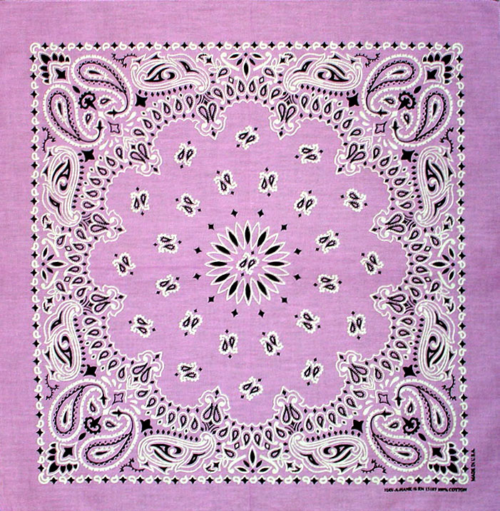 Šátek paisley pink