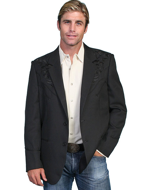 Westernové sako P-733-BLK