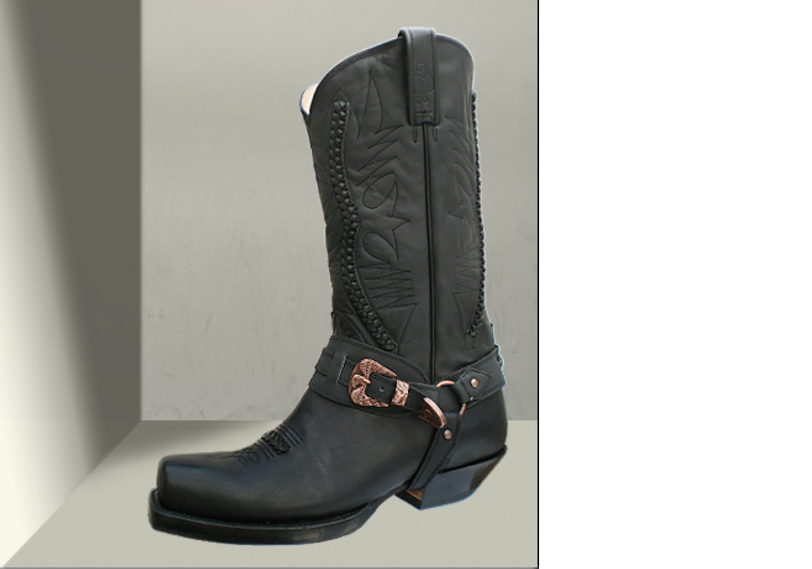 Westernové boty 9064 WX Black