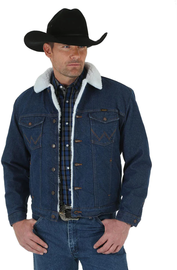 Wrangler Sherpa Lined Denim Jacket