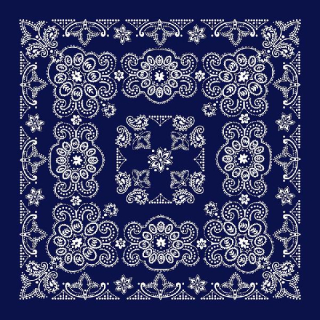 Šátek paisley blue