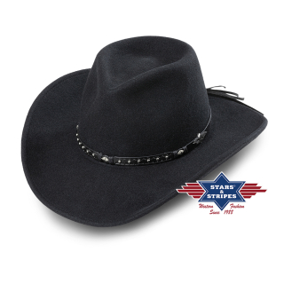 Westernový klobouk Reno černý